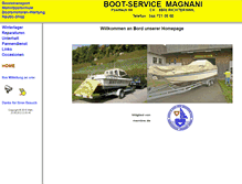 Tablet Screenshot of bootservice.ch